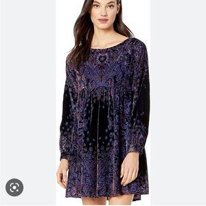 Free people velvet dress